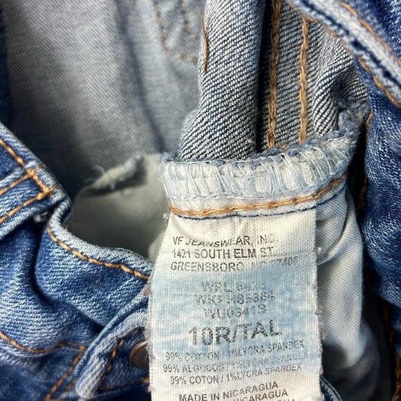 Aura Light Blue Straight Leg Women's Jeans - Picture 4 of 15